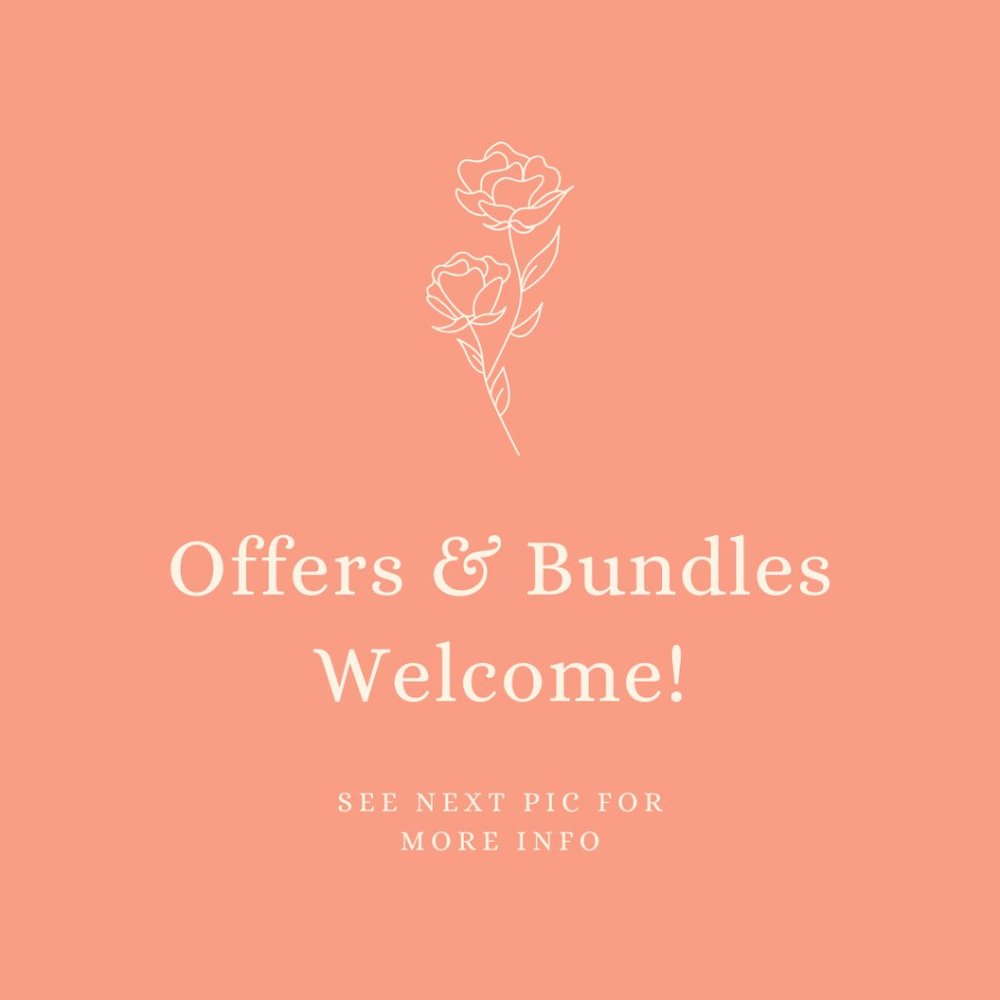 OFFERS & BUNDLES WELCOME!